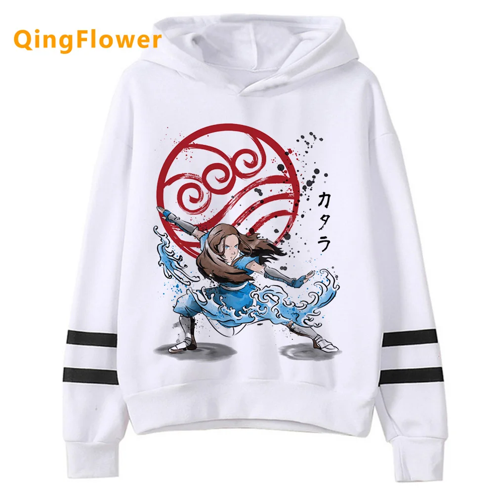 Avatar La Leyenda De Aang Felpe Con Cappuccio Donna Gothic Fleece Vintage Anni '90 Tuta Donna Anni '90 Felpe
