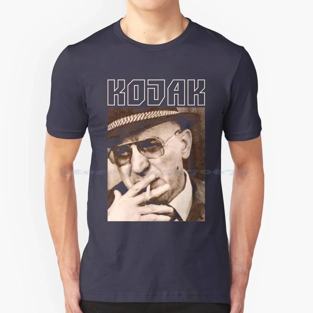 Maglietta Kojak 100% Cotone Tee Kojak Telly Savalas Ya Baby Drama Cbs Lietenant Bobby Crocker Kevin Dobson Detective Policia