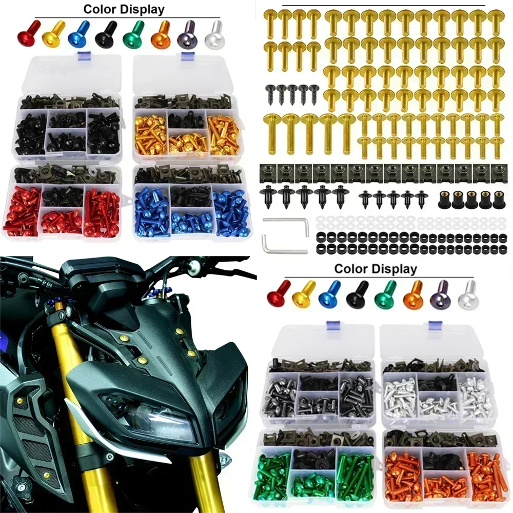 Per Royal Enfield Interceptor 650 Thunderbird 500 Chrome Cafe Racer Fury Carenatura Bulloni Kit Viti Set Accessori Moto