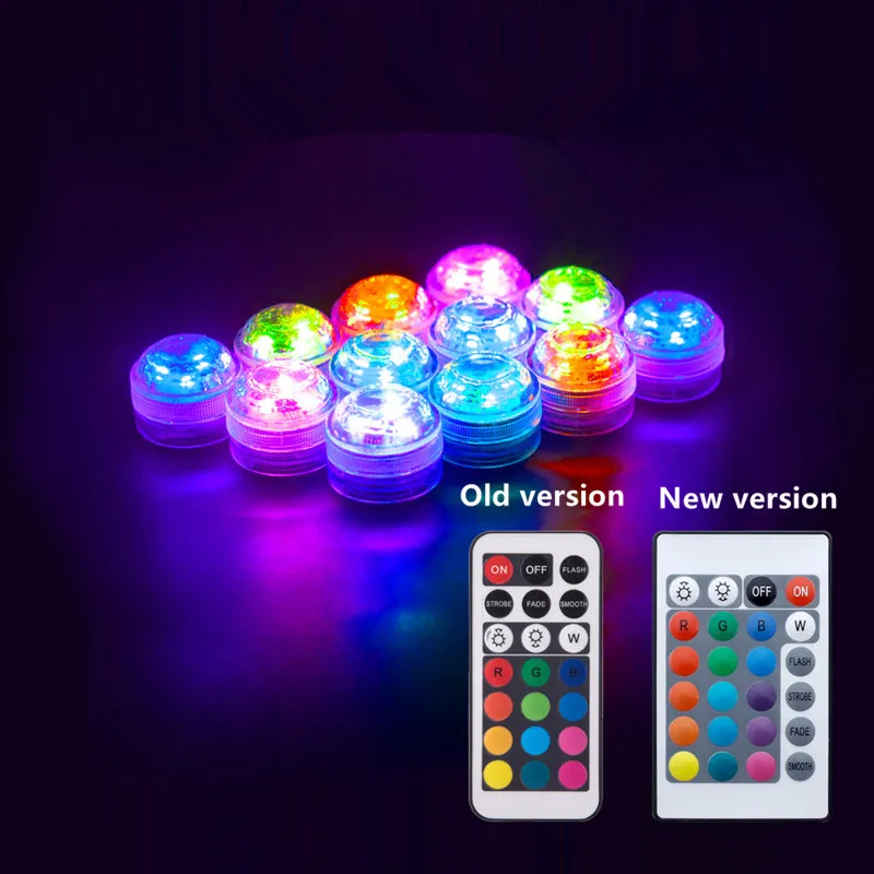 Lampada Da Notte A Luce Subacquea A Led Sommergibile Con Telecomando Rgb Per Acquario Stagno Piscina Decorazione Per Vaso Da Festa Di Nozze