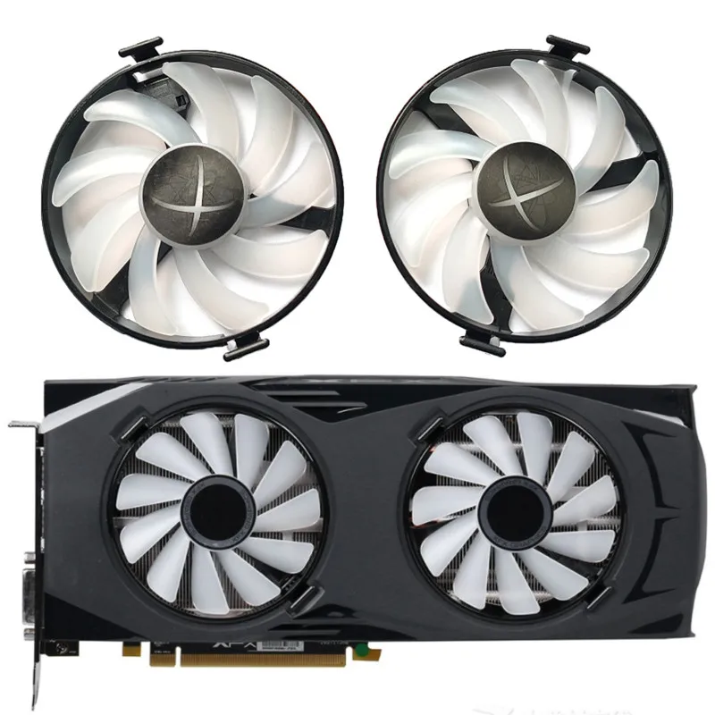 Nuova Ventola Fdc10U12S9-C Rx 580 Gpu, Per Xfx Amd Radeon Rx 470 Rx 580 Rx 480 Rx 470 Edition Crimson Scheda Grafica Ventola Di Raffreddamento