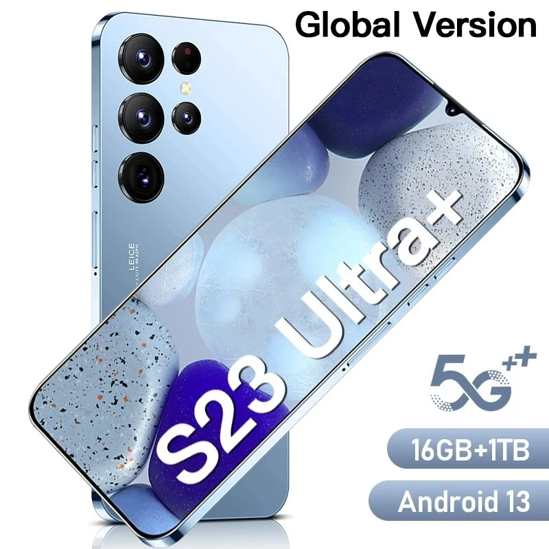Nuovi Smartphone Originali S23 Ultra 5G Telefoni Cellulari Hd 4G Grande Schermo Sbloccato Versione Globale Android 13