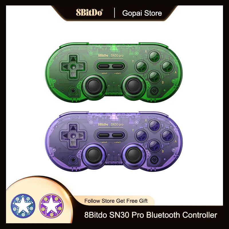 8Bitdo Sn30 Pro Special Edition Wireless Bluetooth Gamepad Controller Joystick Per Nintendo Switch Windows Android Steam Apple