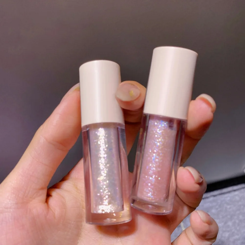 5 Colori Quick Dry Sparkly Liquid Sparkly Eyeshadow Eyeliner Altamente Pigmentato Waterproof Shimmer Glitter Party Club Maquiagem