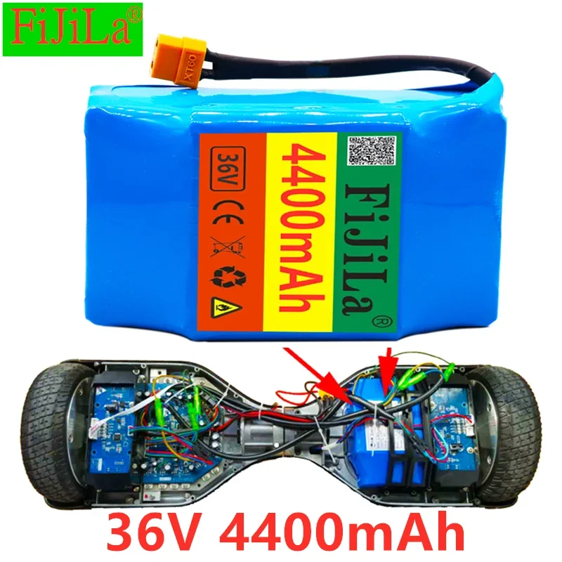 100% Novo 10 S2P 36V Litio Ion Bateria 4400 Mah 4.4 Ah Pacote Para Auto