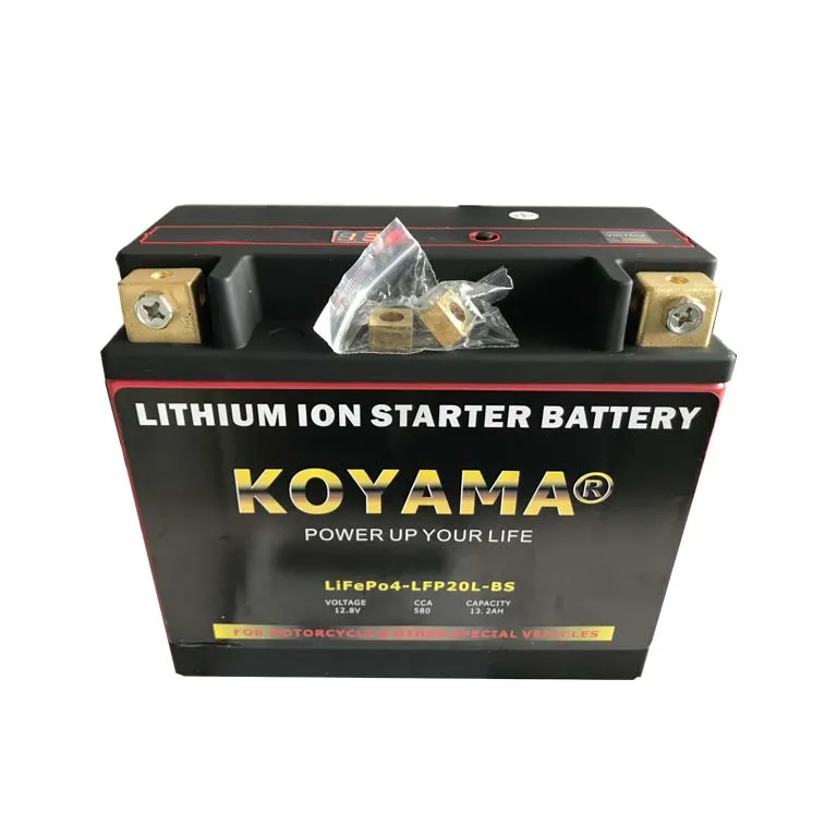 Batteria Lifepo4 Per Bicicletta Elettrica Li-On Al Litio A Lunga Durata Lfp20L-Bs(Ytx20L-Bs)