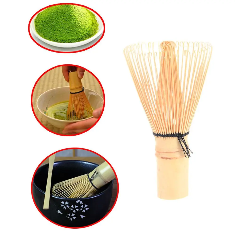 80 Frange Fai Da Te Matcha Cucina Set Da Tè Giapponese Accessori In Bambù Strumenti Per Tè Matcha Matcha Tè In Polvere Frusta Pennello Di Bambù