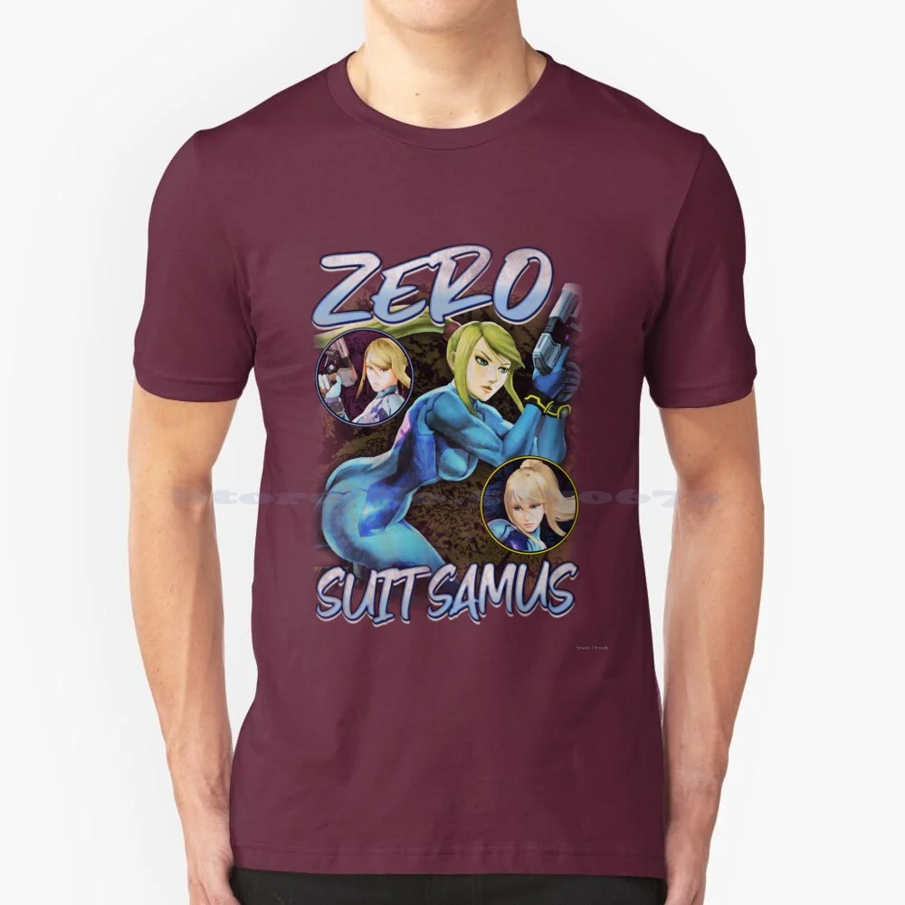 Zero Suit Vintage Rapper Tee T Shirt 100% Cotone Tee Smash Ultimate Super Smash Bros Ultimate Switch Direct Smash Bros Byleth