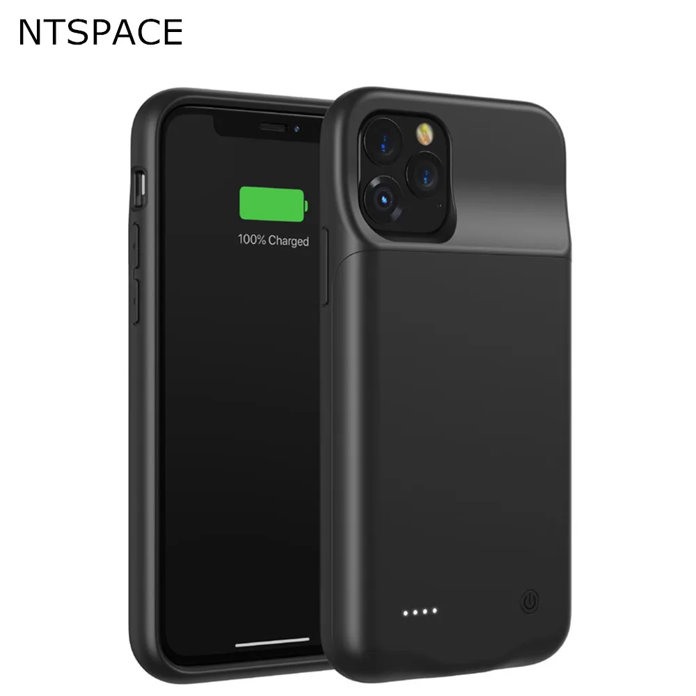 Custodia Power Bank Per Iphone 11 Pro Max Custodie Per Batterie Custodia Morbida In Silicone Tpu Per Ricarica Esterna Per Iphone 11 Pro Custodia Power