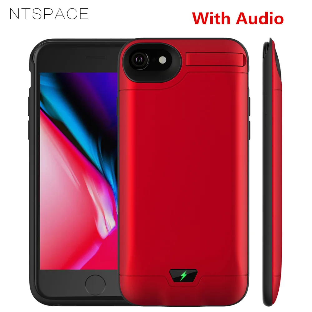 Custodia Di Ricarica Da 8200Mah Per Iphone 7 8 Plus 6S 6 Plus Custodie Per Batterie Cover Powerbank Portatile Da 5500Mah Per Iphone 8 7 6S Power Case
