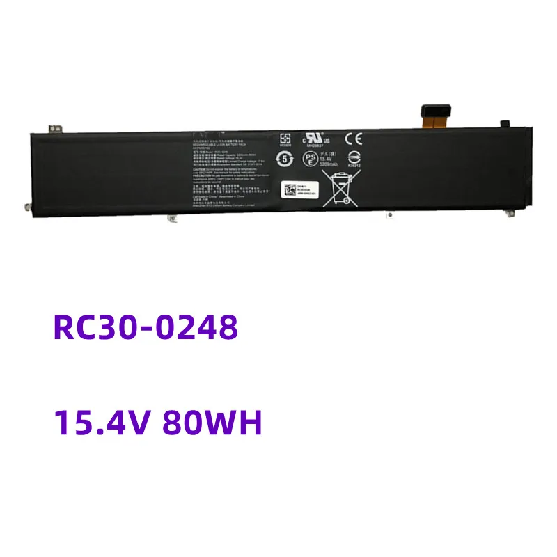 15.4V 5209Mah 80Wh Rc30-0248 Nuova Batteria Per Laptop Rz09-02386 Per Razer Blade Stealth 15 Rtx 2070 Max-Q 2018 2019 Anno