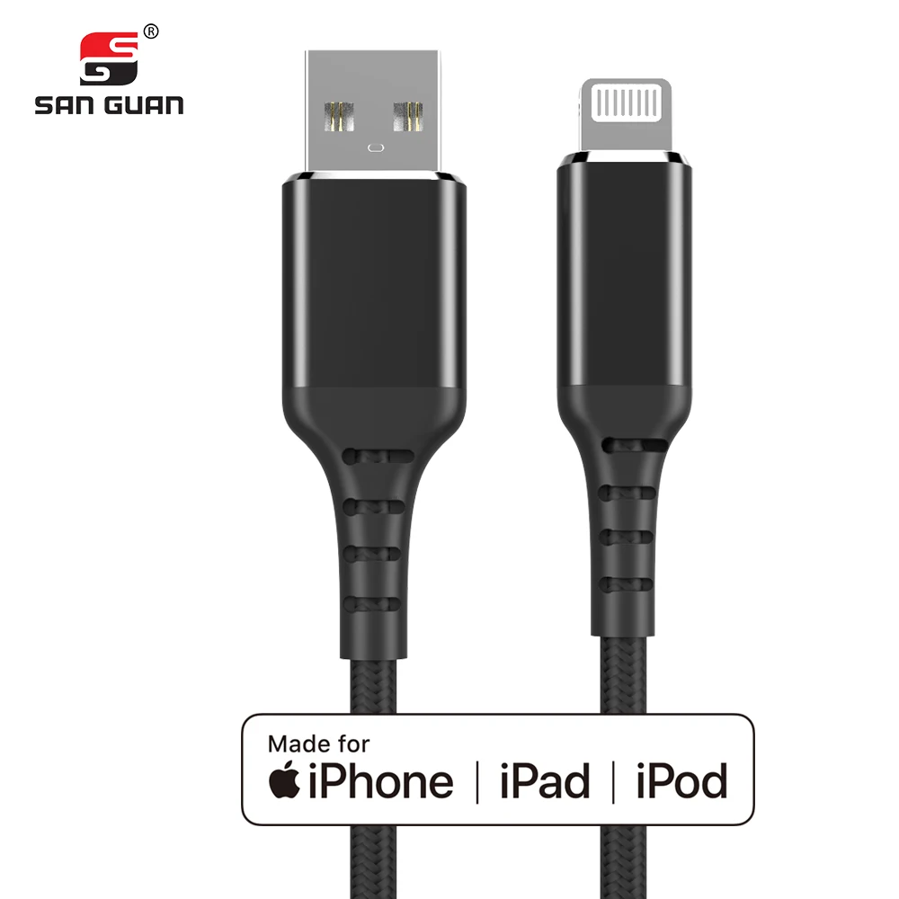 Qualità 1M 2M 6Ft Cavo Usb Lightning Certificato Apple Mfi Kabel Originale Per Iphone 14 Pro Max Iphone13 Xs Xr Ipad Pro Mini Air