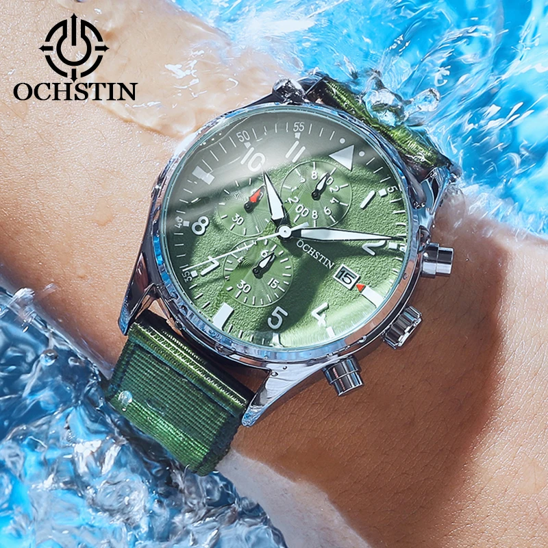 Ochstin Orologi Sportivi Da Uomo Per Uomo 2020 Orologi Da Polso Da Uomo Pilota Di Lusso Delle Migliori Marche Orologio Cronografo Al Quarzo Originale 