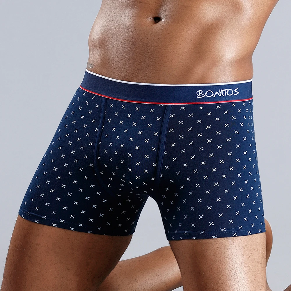 Boxer Con Stampa In Cotone Per Uomo Intimo Boxer E Mutande Da Uomo Mutandine Da Uomo Sexy Plus Size Marchi Calecon Homme