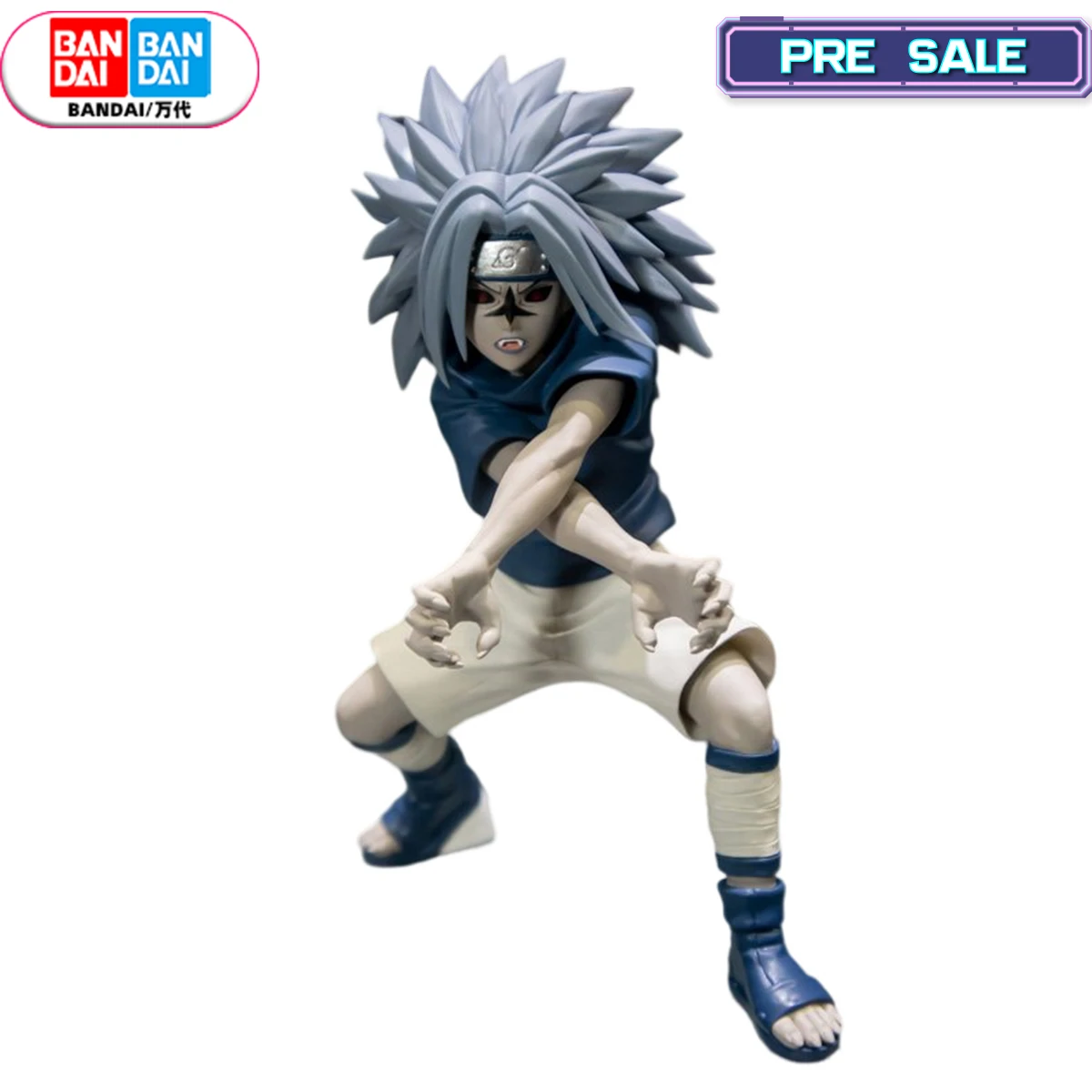 Bandai Banpresto Naruto Vibration Stars Vs Uchiha Sasuke Spell Seal Anime Figures Action Model Toys