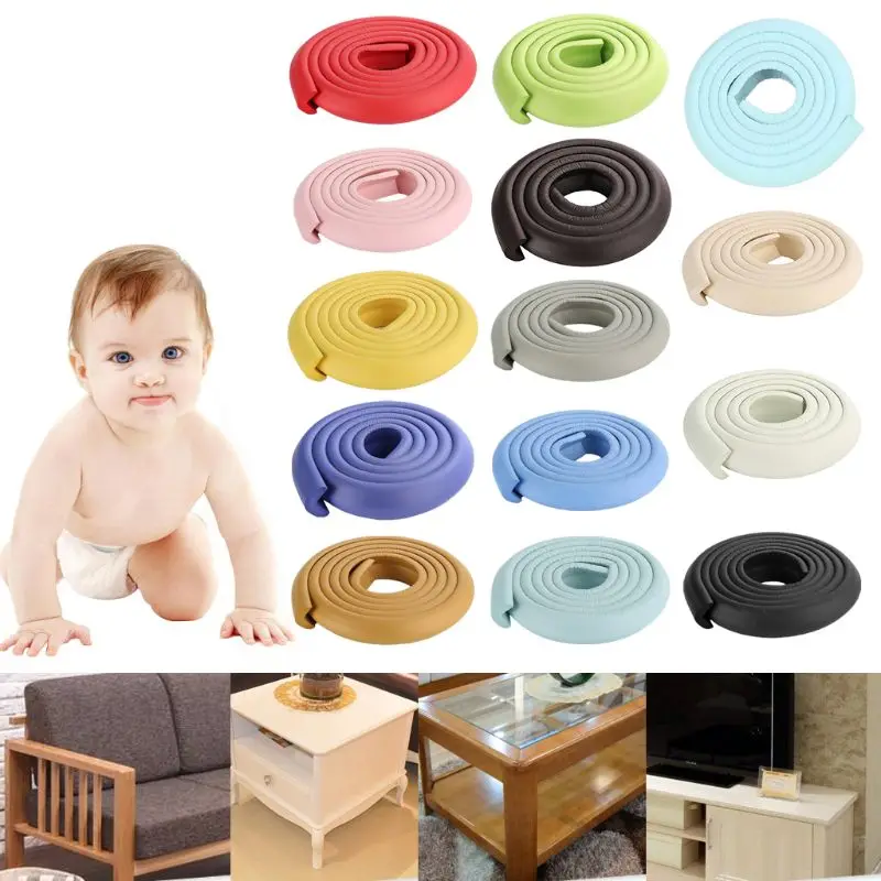 2M Baby Safety Corner A Forma Di L Soft Edge Tape Protezione Paraurti Per Mobili Per La Casa Camera Da Letto Soggiorno Decorazione Fornitura