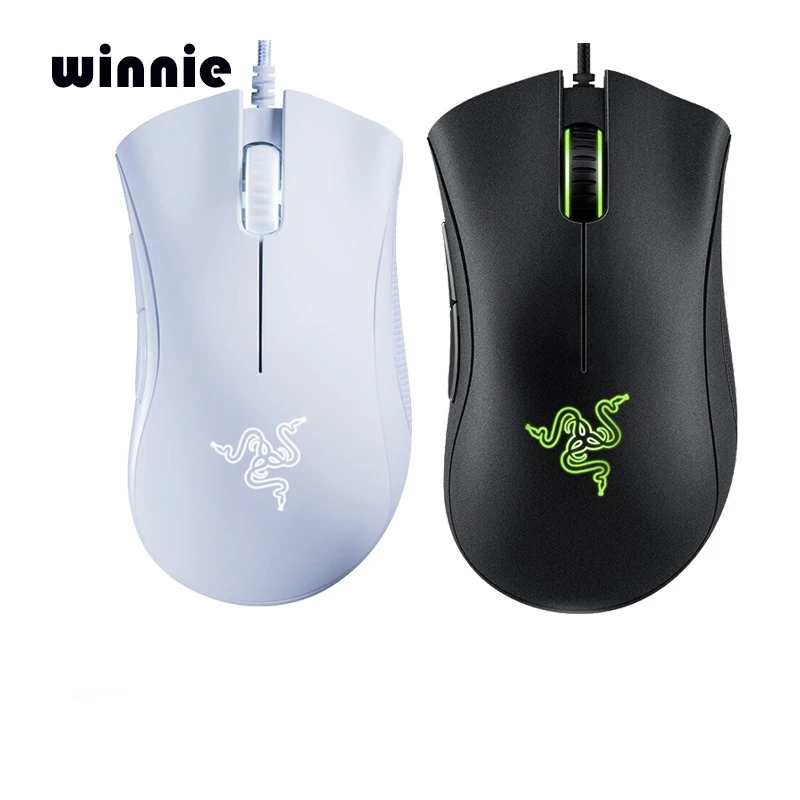 Razer Deathadder Viper Standard Edition Mouse Cablato Connessione Usb Mouse Da Gioco Mouse 6400Dpi Laptop E-Sport Game Play Mouse