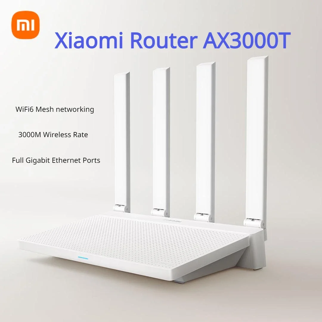 Nuovo Router Xiaomi Ax3000T Iptv Mesh Networking Gigabit Ethernet Porte Gaming Accelerator Repeater Modem Amplificatore Di Segnale
