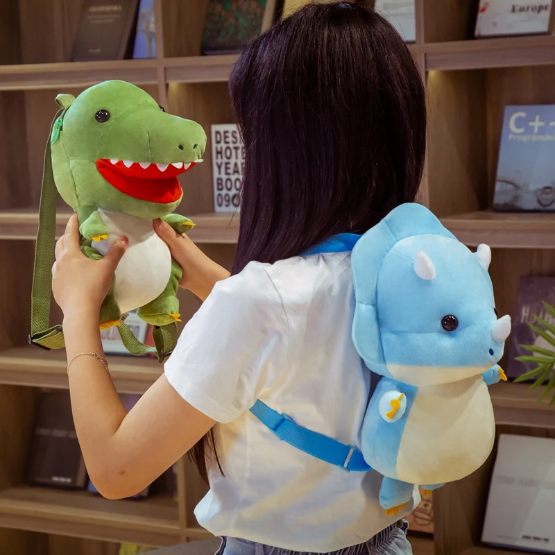 Triceratops Tyrannosaurus Rex Aliens Cute Dolls Peluche Piccoli Zaini Zaini Scuola Materna Per Bambini Regali Per Bambini