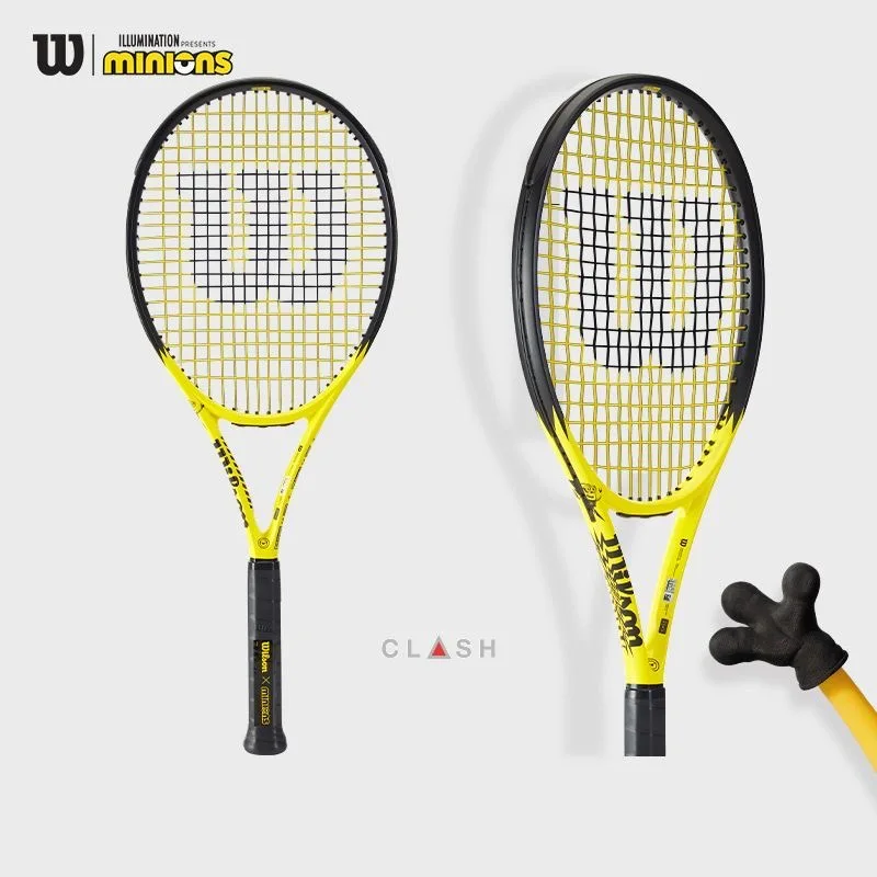 Racchetta Da Tennis Wilson All Carbon Professionale Racchetta Da Tennis Minions Classh100 Principiante Uomo E Donna