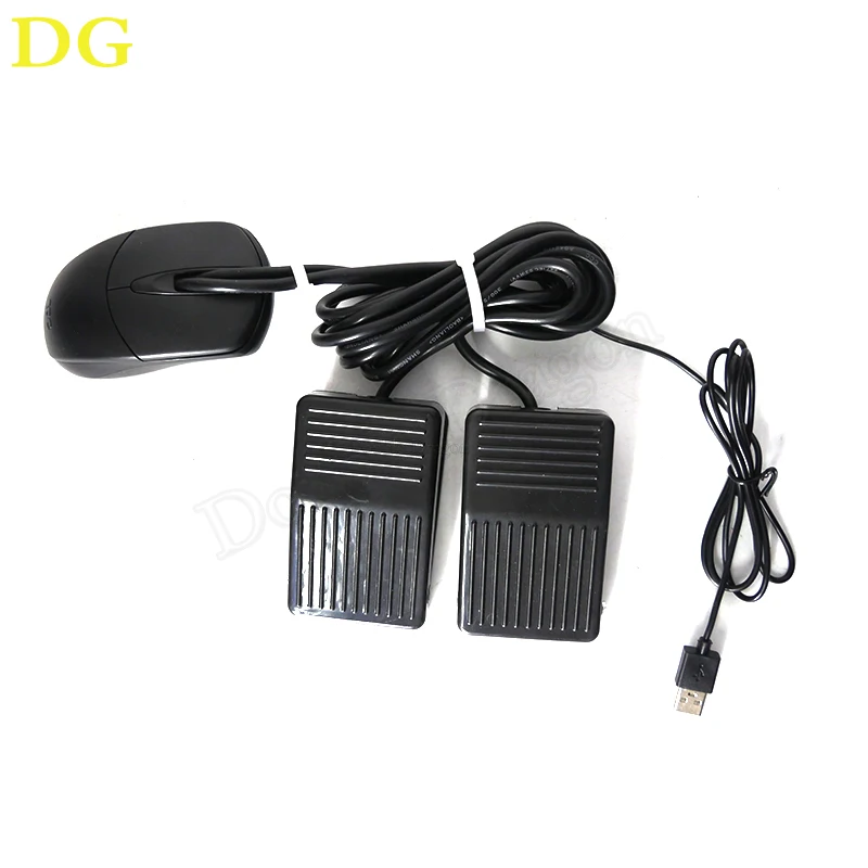 Usb Foot Switch Keyboard Pedal For Pc Arcade Shotting Game Accessory Time Crisis Series Game Parts
