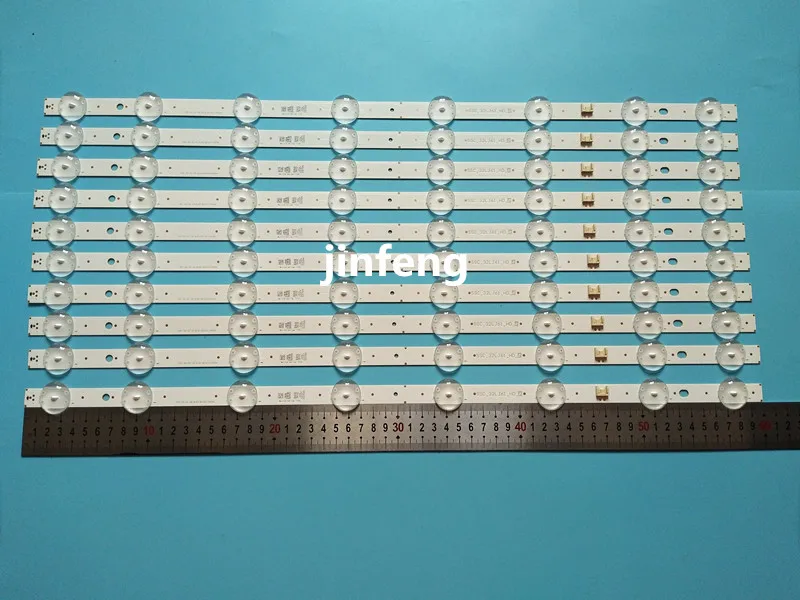 20 Pcs X 32 Inch Retroilluminazione A Led Strisce Per Lg Tv Ssc-32Lj61-Hd-S 8Led 170224 600 Millimetri 8-Leds
