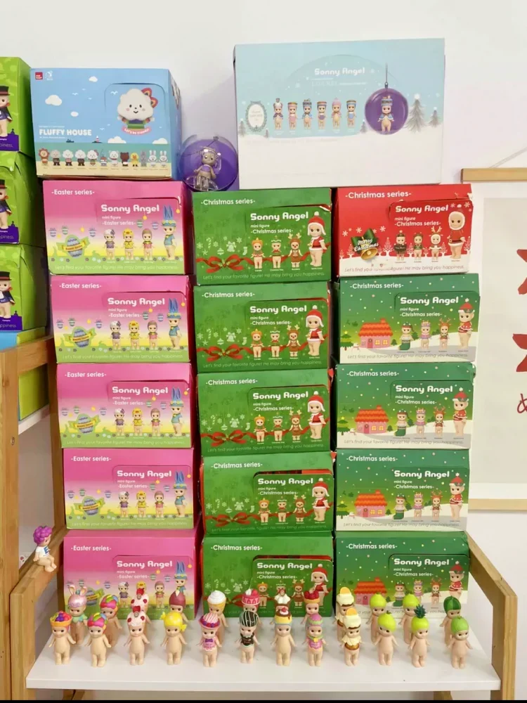Edizione Limitata 12 Pezzi Set Sonny Angel Blind Box Marine Space Adventure Sdraiato Hippers Ocean Puppy Angel Series Toy Regalo Di Natale