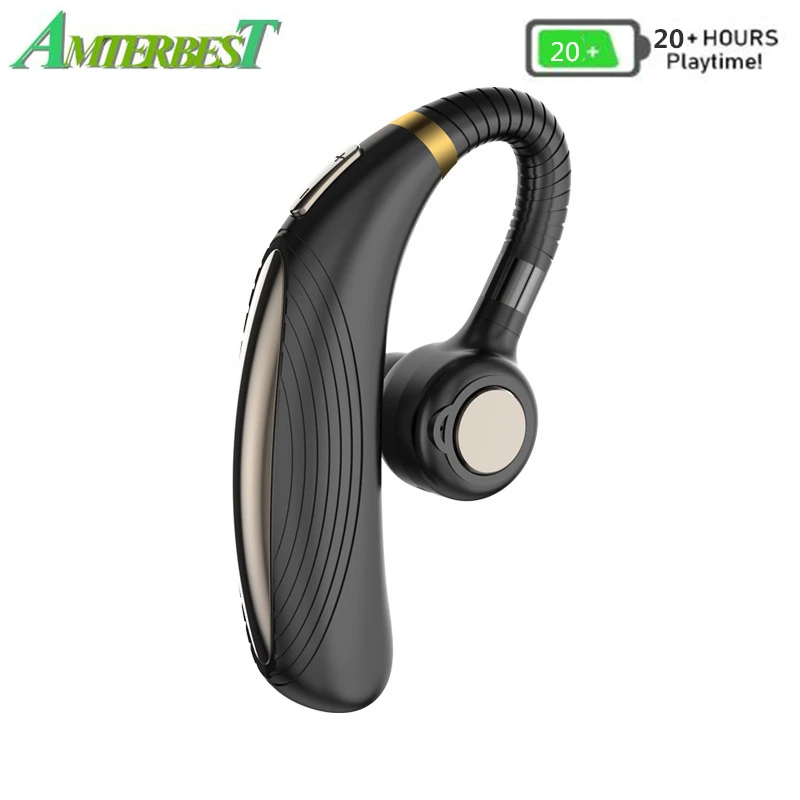 Amterbest K06 Cuffie Wireless Bluetooth Business Cuffie Cuffie 300Mah Standby Super Lungo Per Smartphone Ios E Android