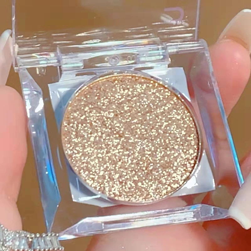 Glitter Eyeshadow Palette Earth Tones Long Lasting Waterproof Eyeshadow Pearlescent Glitter Shimmer Eye Shadow Makeup Cosmetics
