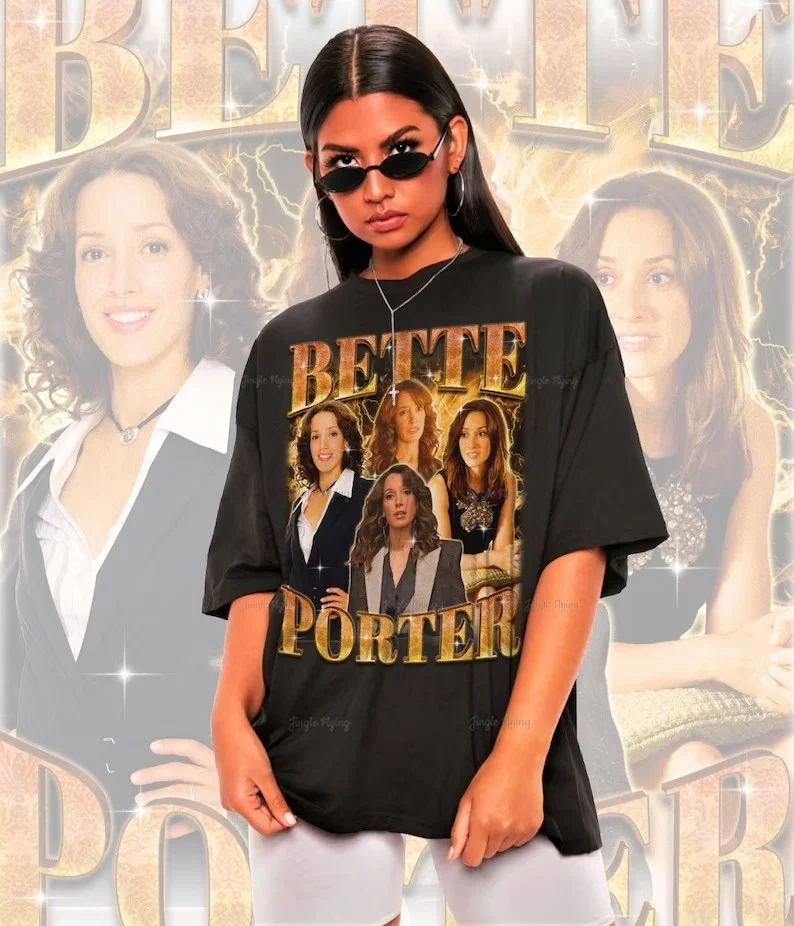 T-Shirt Retrò Bette Porter T-Shirt Unisex La L Word Tee Girocollo Manica Corta