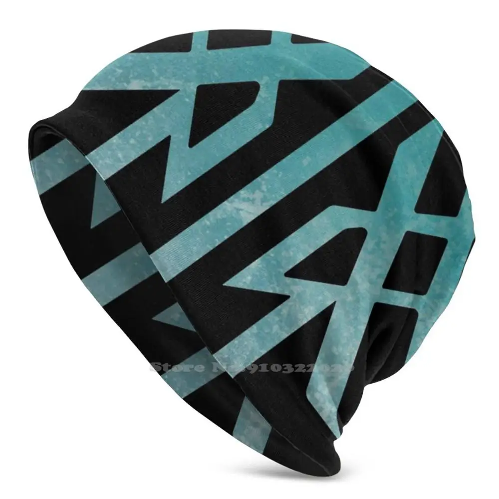 House Of Darkness Europa Ice Destiny 2 Skullies E Berretti Unisex Cappellino Antivento Ghiaccio Nero Rosso Glow Texture Neve Fredda