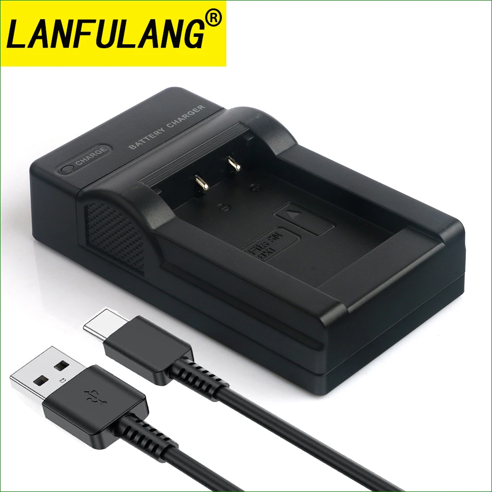 Caricabatteria Per Fotocamera Np-Bx1 Np Bx1 Compatibile Con Fotocamera Sony Vlog Zv-1 Hdr-As300 Hdr-Pj440 Hdr-Cx240 Hdr-Cx405 Hdr-Pj270