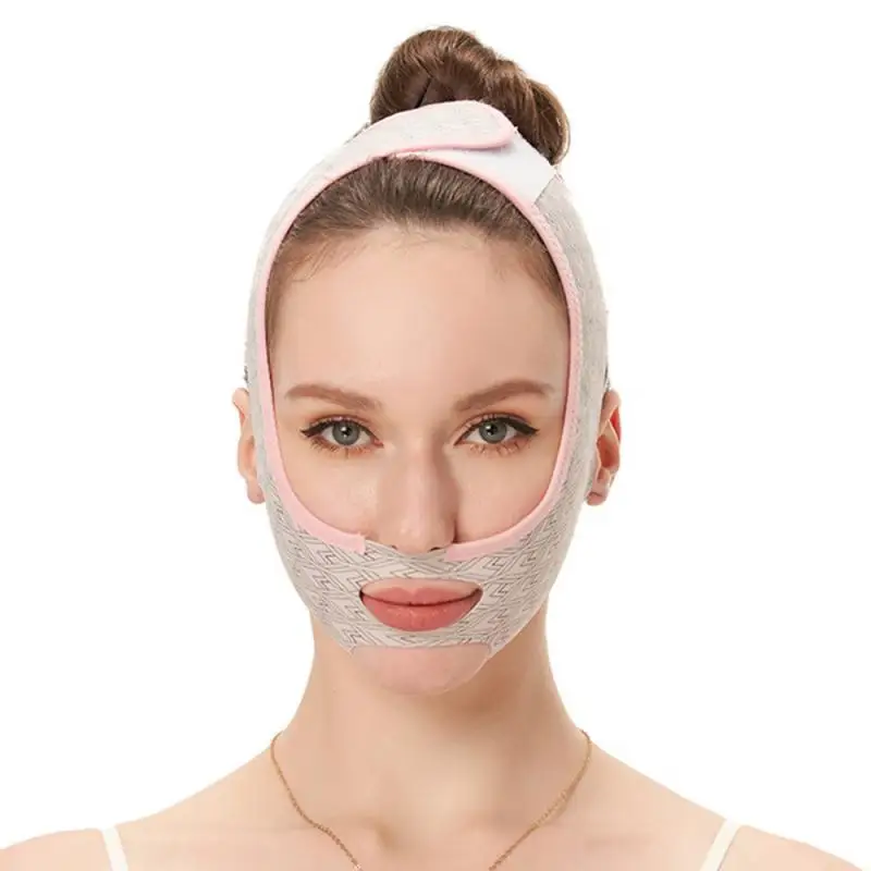 Nuovo Design V Line Shaping Face Lifting Belt Sculpting Sleep Mask Cinghia Dimagrante Facciale