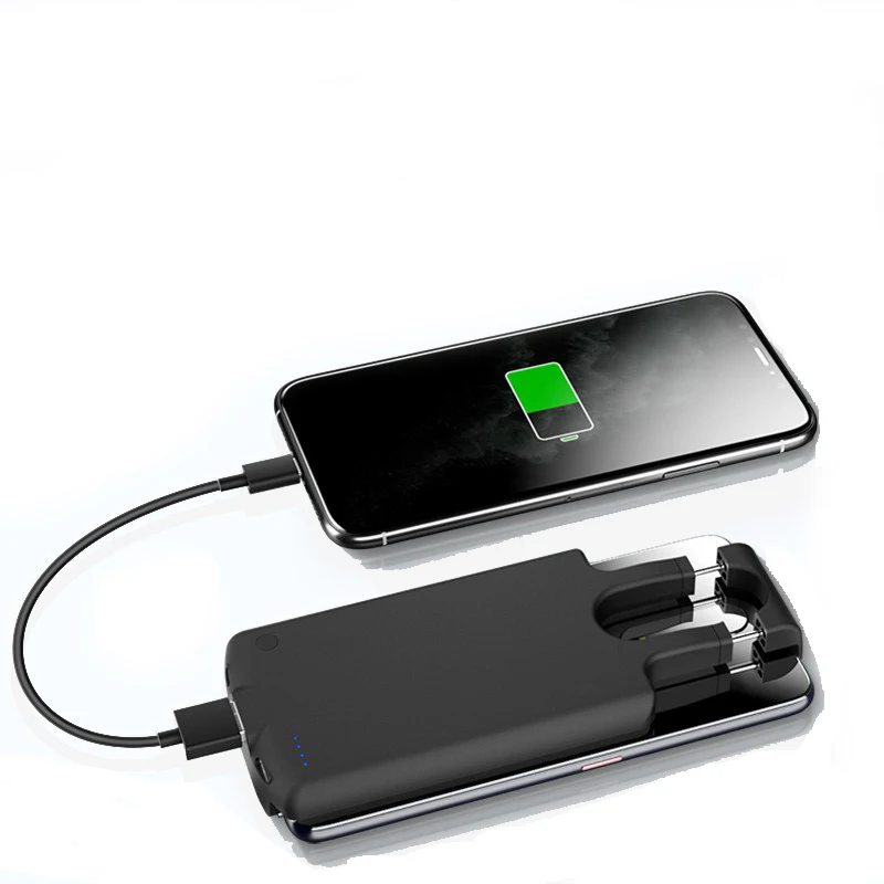 Custodia Per Caricabatterie Da 10000Mah Power Bank Per Xiaomi Samsung Oppo Realme Universal Type-C Powerbank Bateria Externa Carga Rapida