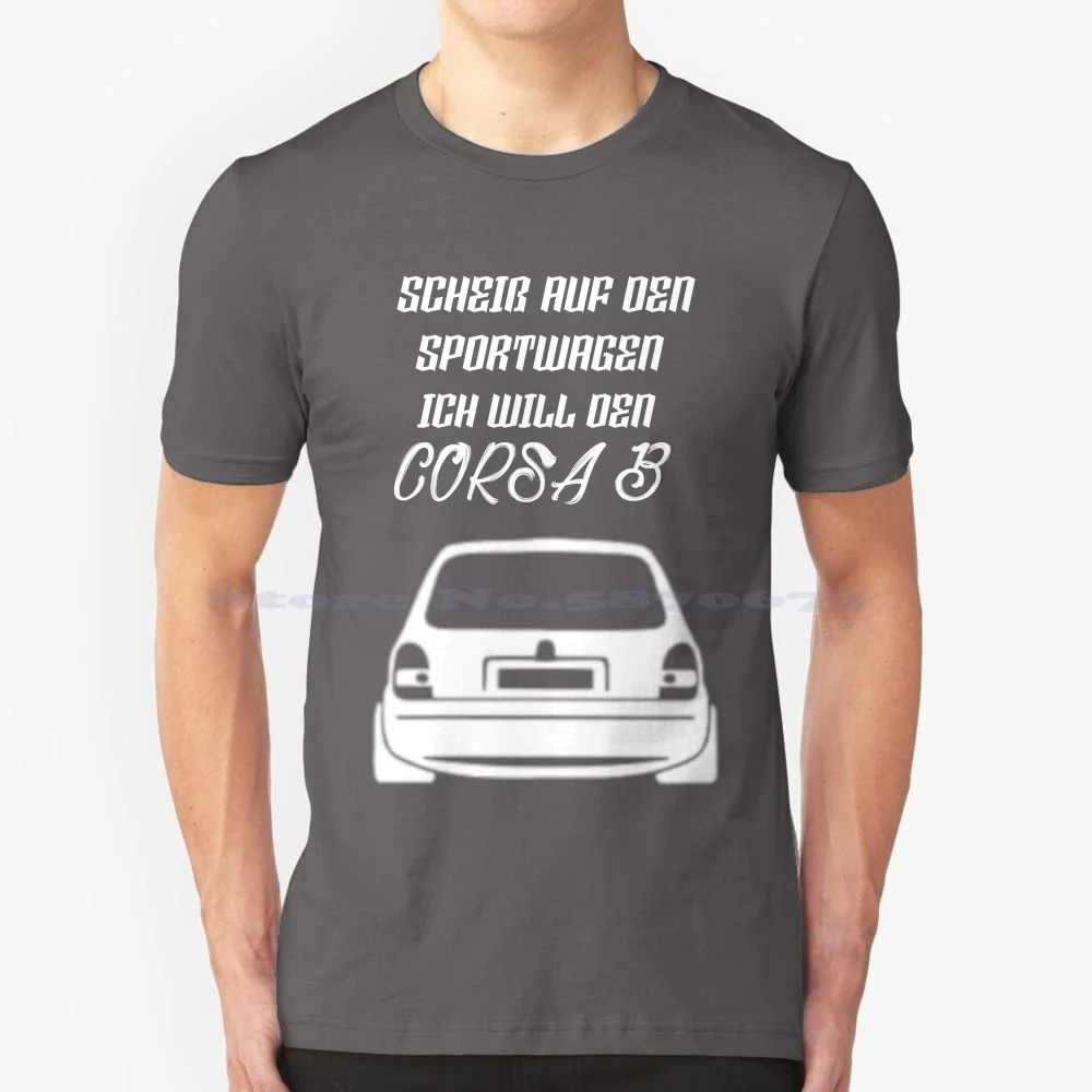L'Auto Sportiva! Voglio La Maglietta Corsa B 100% Cotone Tee Corsa Sports Car Opel Tuning Love