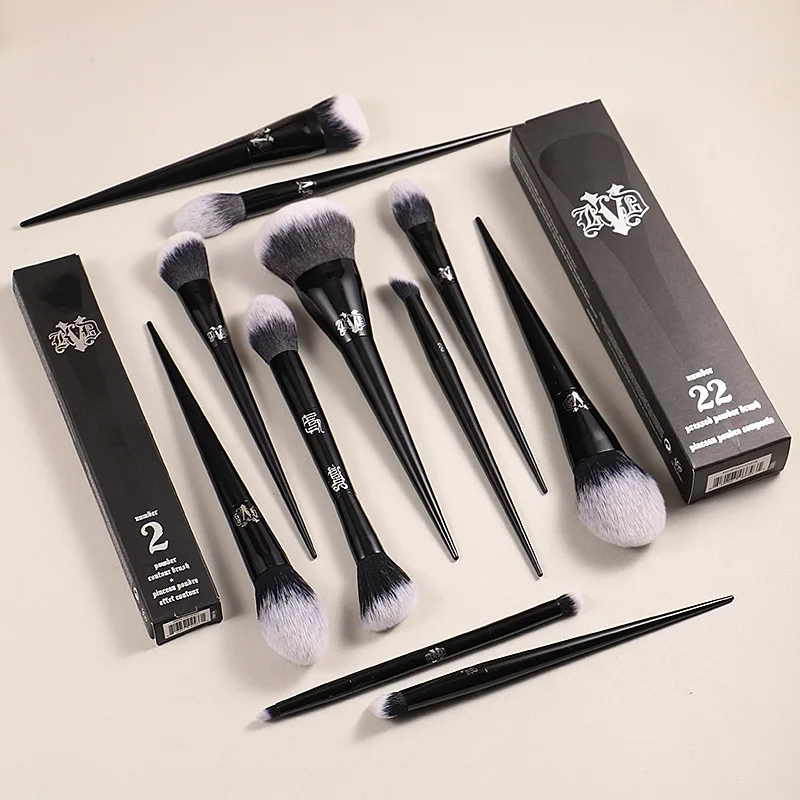 Pennelli Per Trucco Kvd Serie Fondotinta Professionale In Polvere Blush Ombretto Blending Concealer Sculpting Beauty Maquiagem Quality
