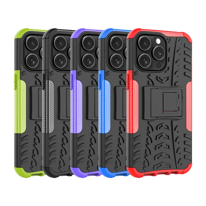 Per Apple Iphone 15 Pro Max Custodia Armor Kickstand Bumper Hybrid Case Per Iphone 15 14 13 Pro Max Cover Posteriore Per Iphone 15 Pro Max