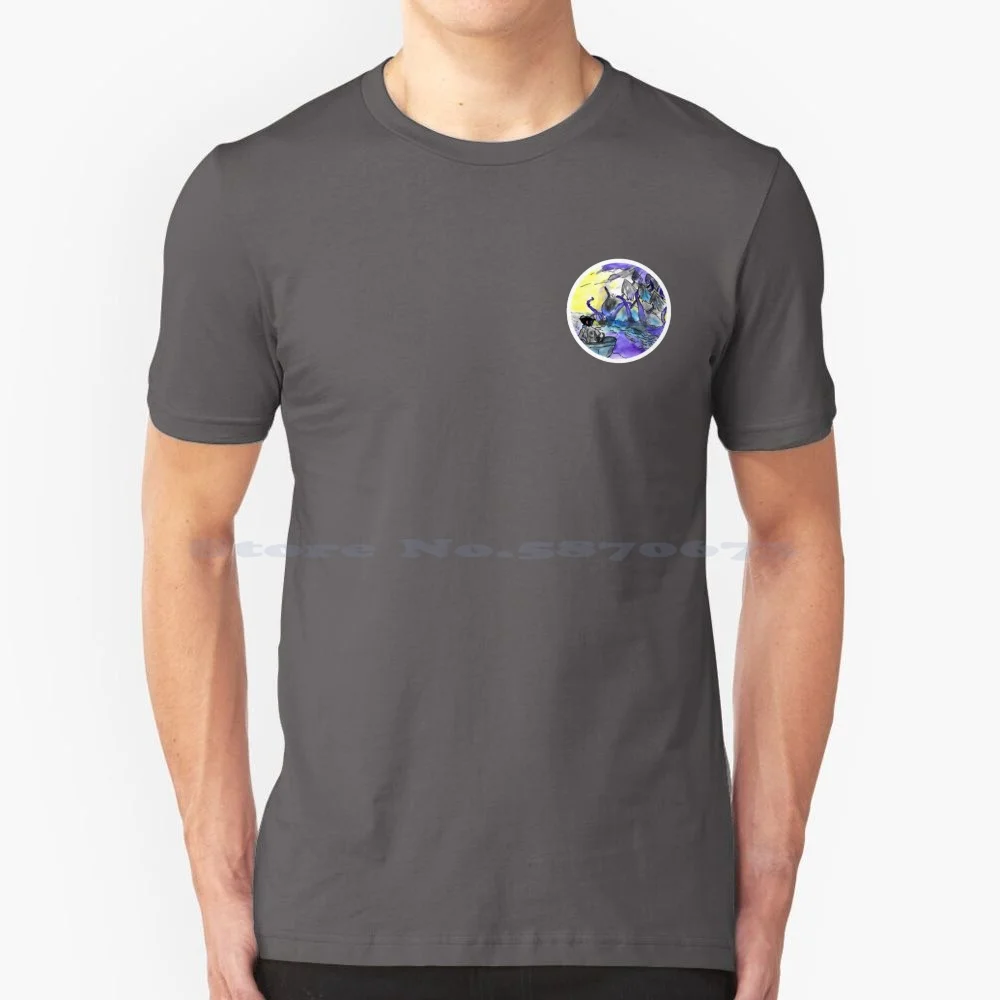 Maglietta Kraken D 100% Cotone Tee Kraken Theives Sot Yarr Pirates Ocean