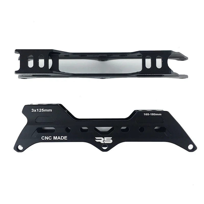 R5 Equidistant Flat Inline Skates Frame 125 Mm Wheels Speed Skates Frame 150 To 180 Mm Chassis Racing Slalom Roller Skating Base