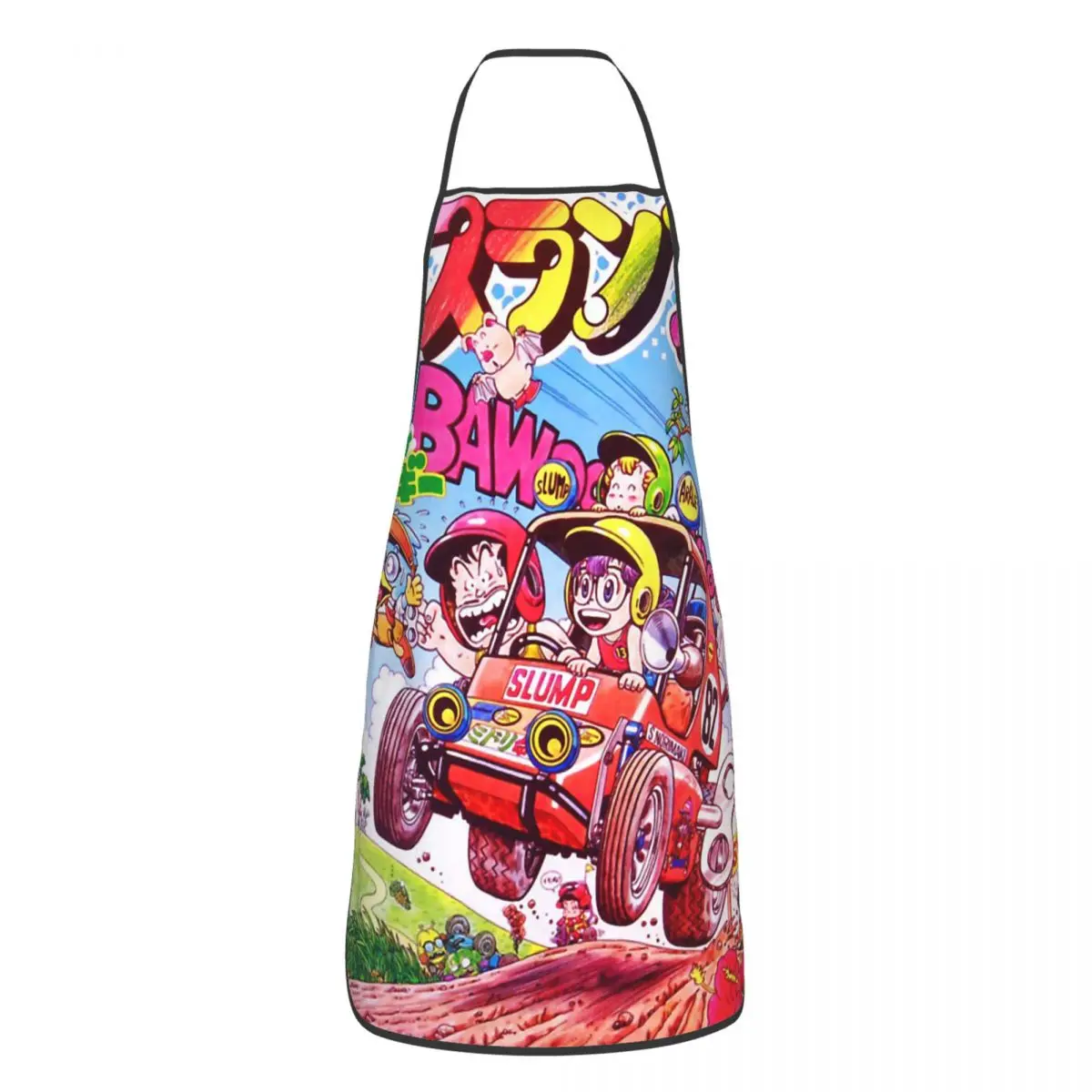 Unisex Fashion Arale Cool Poster Grembiule Adult Tablier Cuisine Kitchen Baking Strange Doctor And Robot Doll Cuisine For Painting