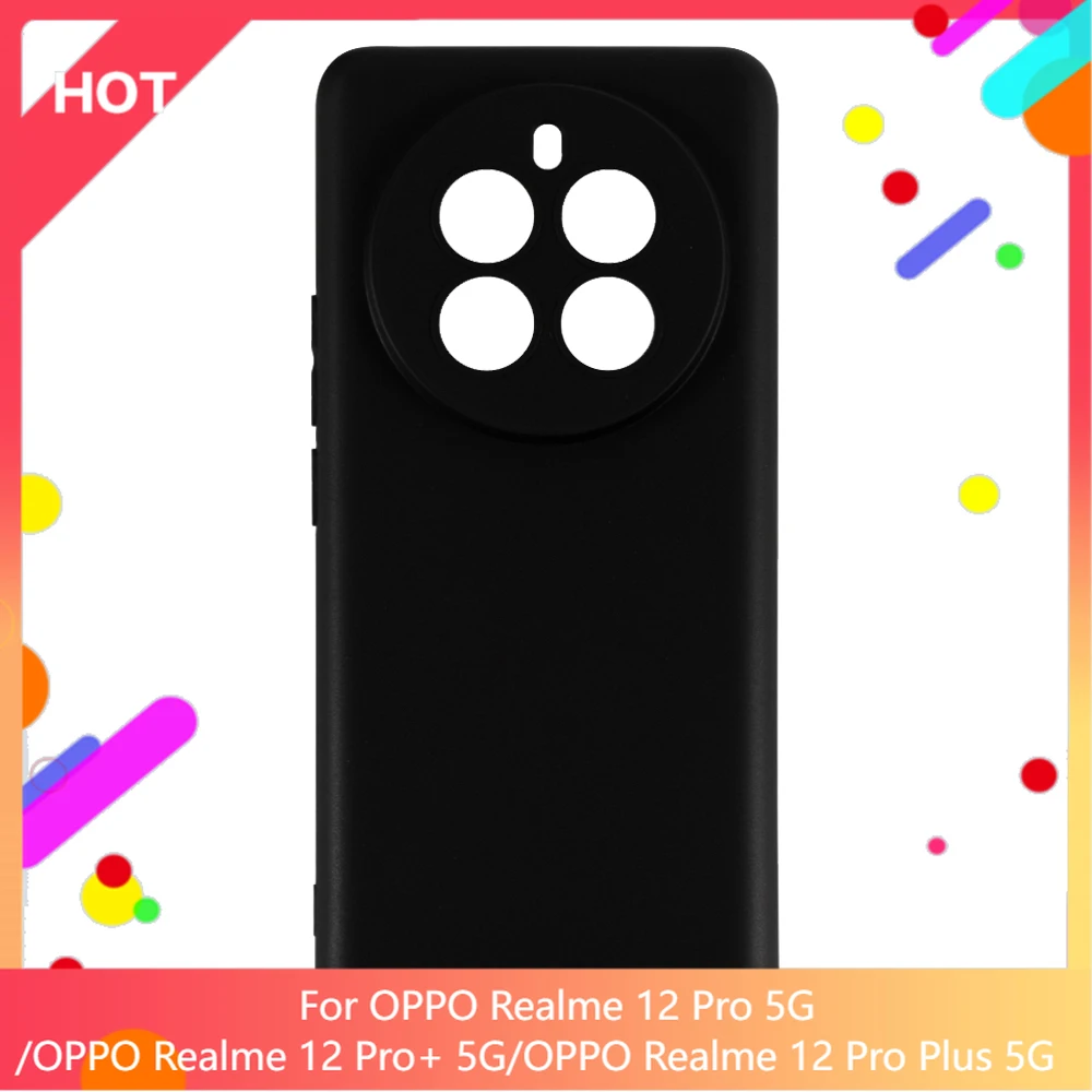 Custodia Realme 12 Pro 5G Cover Posteriore In Tpu In Silicone Morbido Opaco Per Realme 12 Pro + 5G Realme 12 Pro Plus Custodia Per Telefono 5G Slim Sh