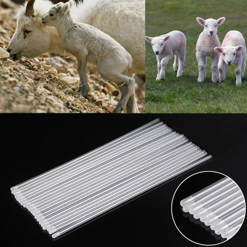 20 Pezzi Bacchette Per Inseminazione Artificiale Usa E Getta Tubi Per Allevamento Usa E Getta Tubi Catetere Per Allevamento