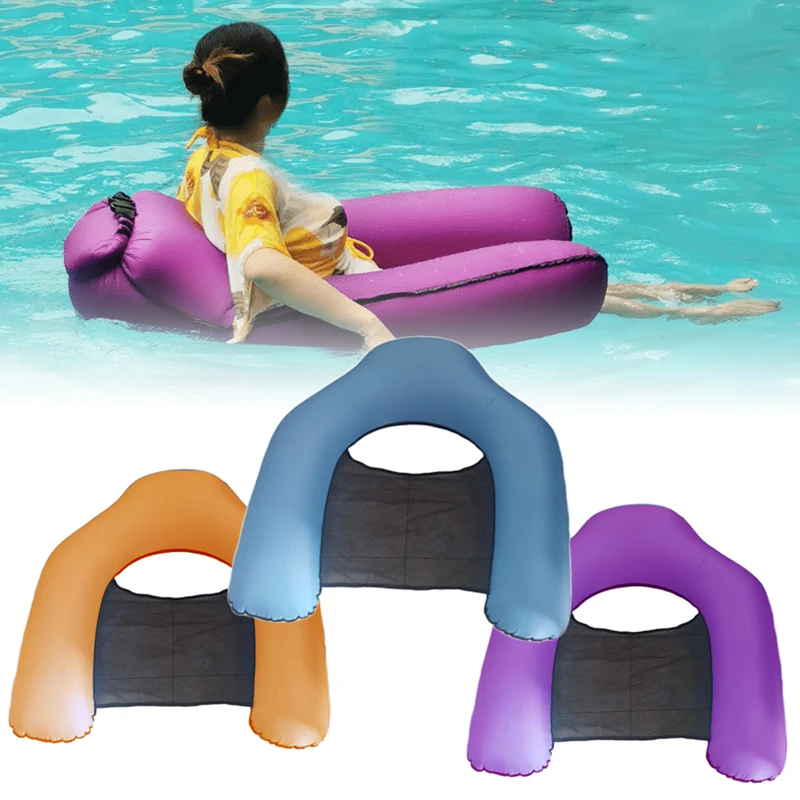 Galleggiante Gonfiabile Lounge Gonfiabile Piscina Galleggiante Noodle Sedia A Rete Galleggiante Per Piscina Flotador Bebe Piscina Infantil