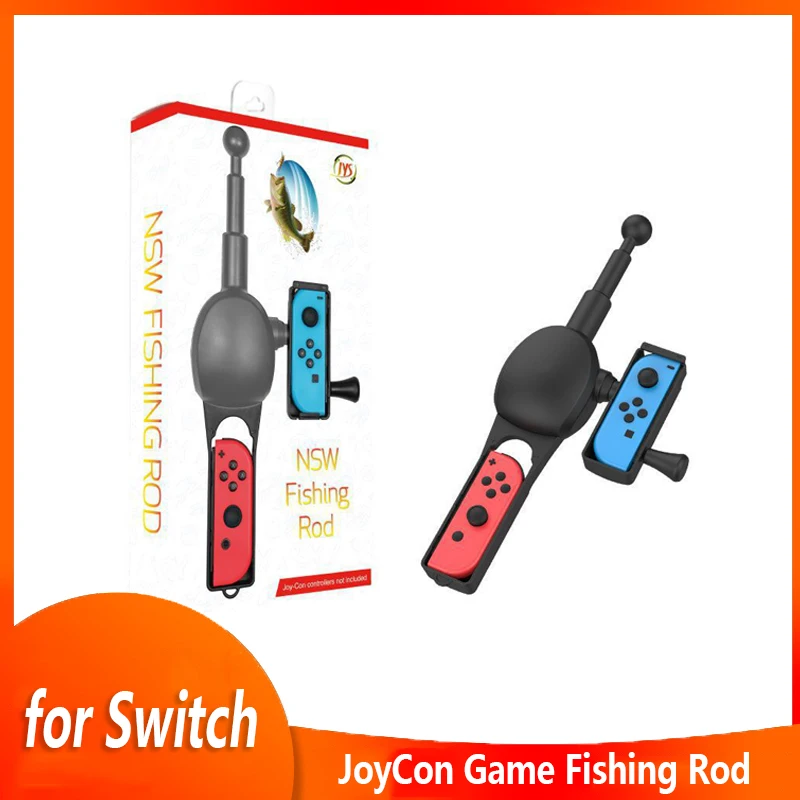 Per Nintendo Switch Canna Da Pesca Ns Joycon Accessori Per Giochi Fishing Star Controller Sinistro E Destro Body Feel Canna Da Pesca