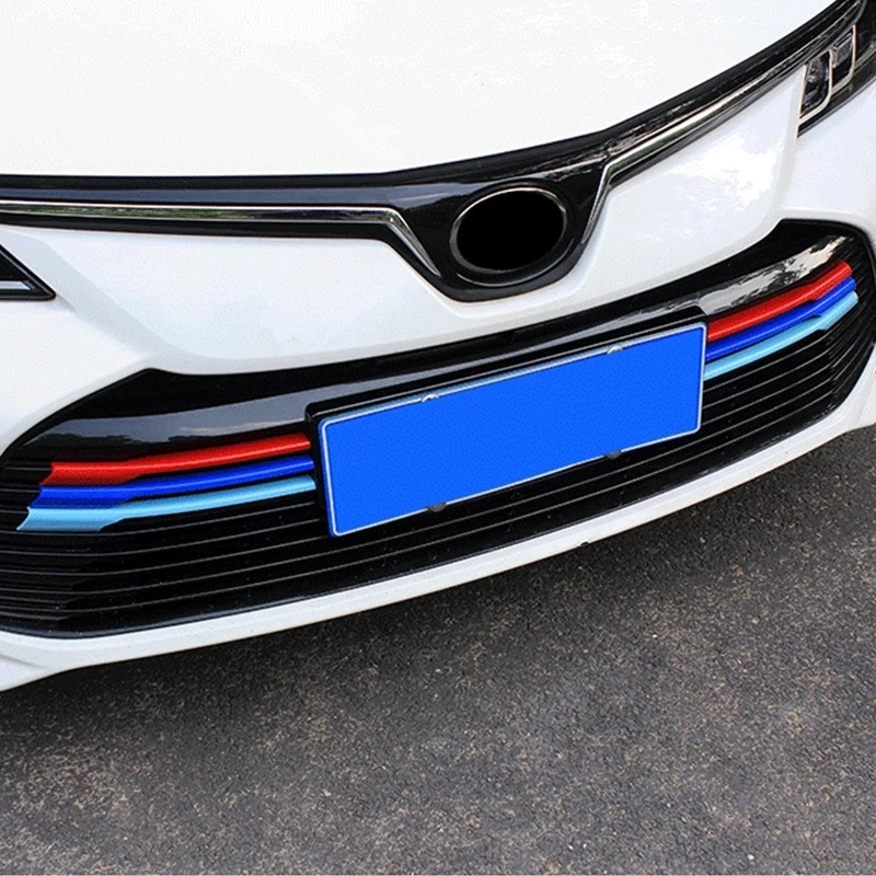 Per Toyota Corolla Sedan 2019 2020 2021 Abs Auto Anteriore Griglia Recinzione Decorazione Striscia Copertura Trim Accessori Per Lo Styling Dell'Auto