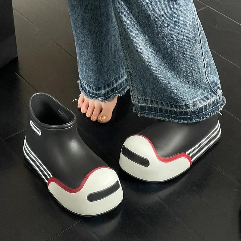Nuovi Stivali Da Pioggia Kawaii Scarpe Da Donna In Gomma Impermeabile Stivali Da Pioggia Per Bambini Carini Comfort Garden Working Galoshes Scarpe Da 