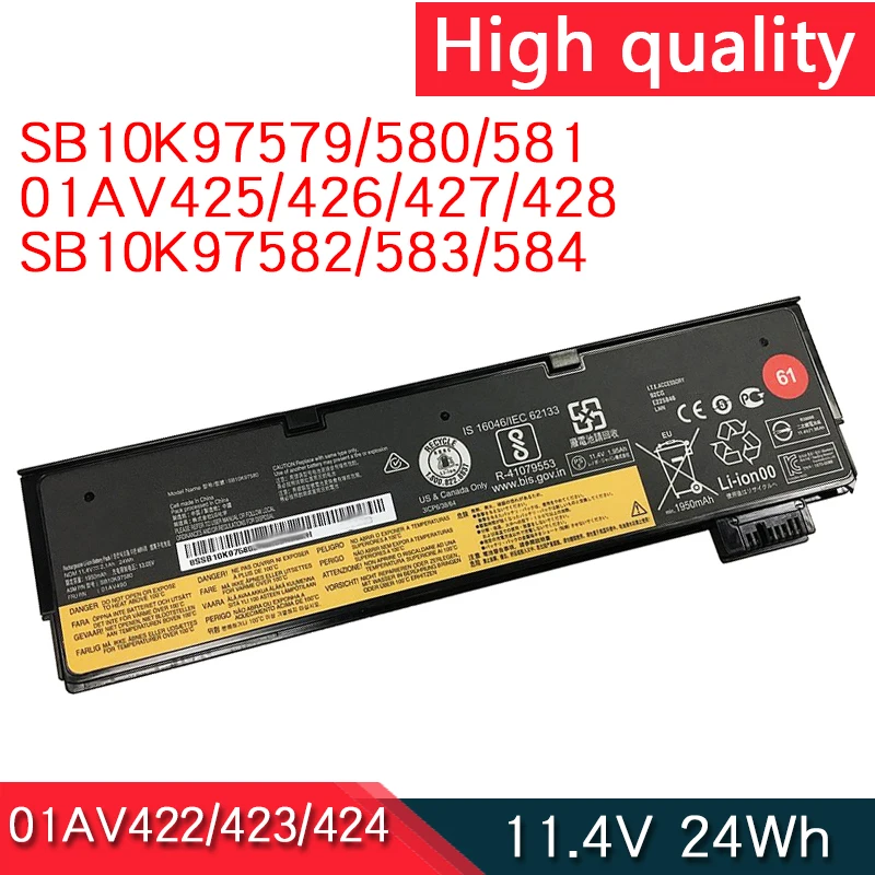 Nuovo 01 Av422 01 Av423 01 Av424 01 Av425 01 Av426 01 Av427 01 Av428 01 Av452 01 Av490 01 Av492 Batteria Del Computer Portatile Per Lenovo Thinkpad T4