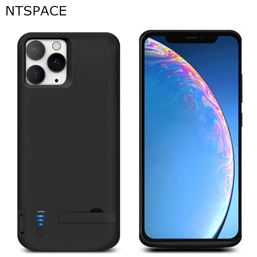 Ntspace Powerbank Cover Per Iphone 11 Pro Max Custodie Per Batterie Caricabatterie Portatile Power Bank Cover Per Iphone 11 Pro Custodia Di Ricarica