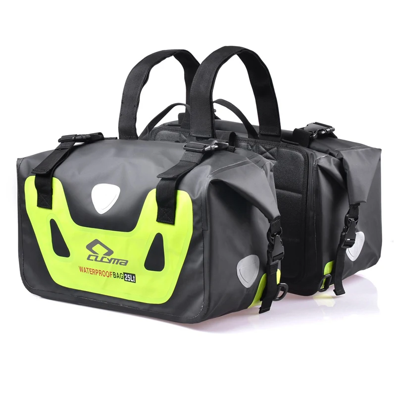 Borse Da Sella Per Moto Bagagli Riflettenti Bolso Borsa Sacoche Alffy Mochila 50L Durevole Super Impermeabile Per Viaggi In Sella