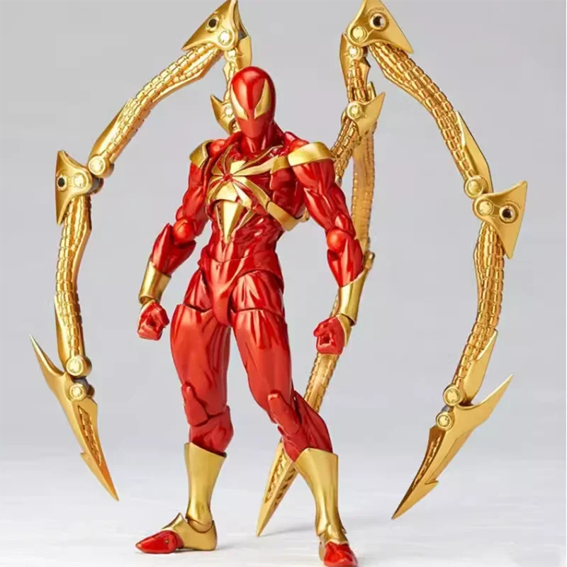Spider-Man Anime Figures Iron Spider Man Action Figurine Pvc Figurine Dozanaguchi Style Model Collection Giocattoli Mobili Regali Per Bambole